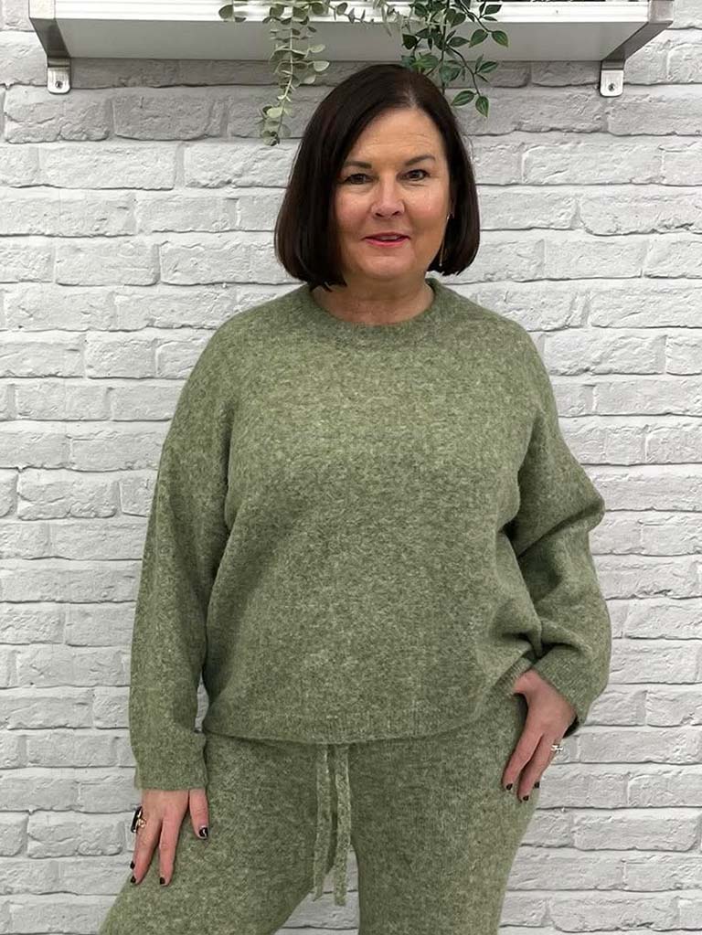 Vero Moda Relaxed Knit - Sage