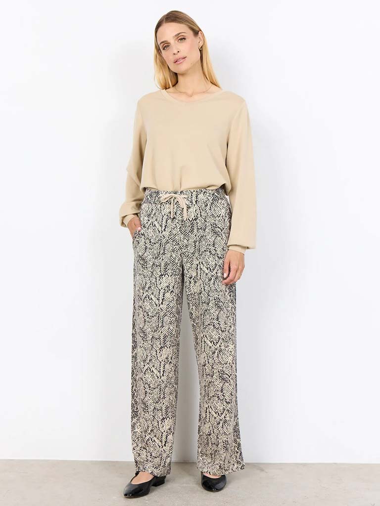 Soya Concept Violet Snake Joggers