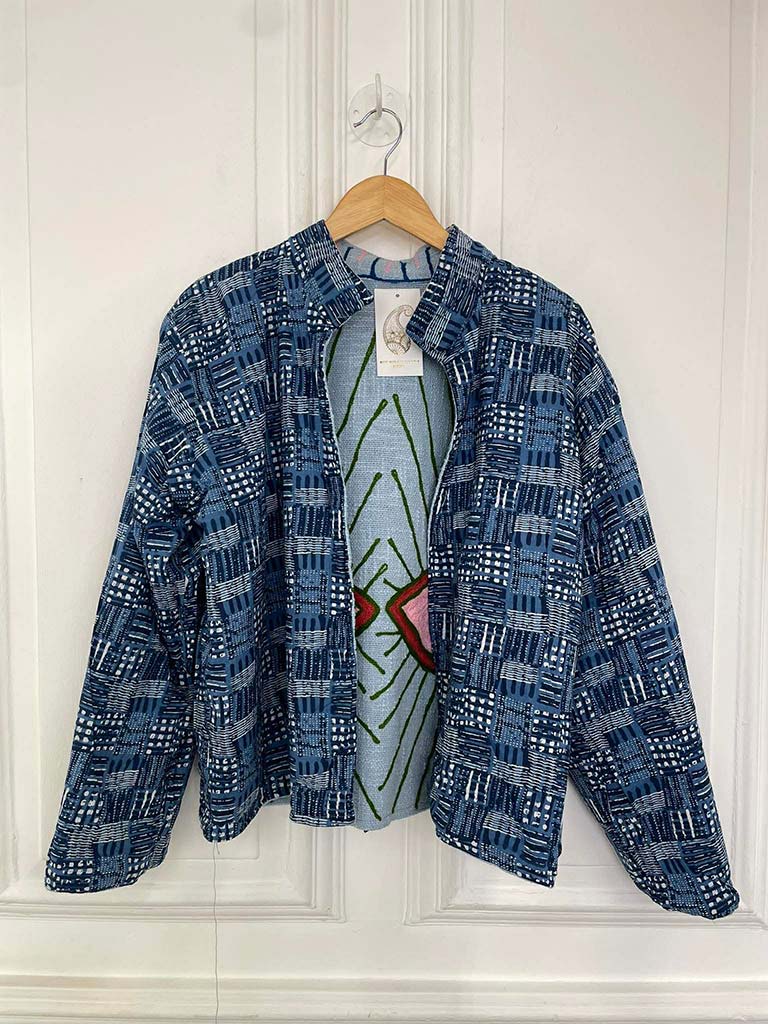 Embroidered Evil Eye Jacket