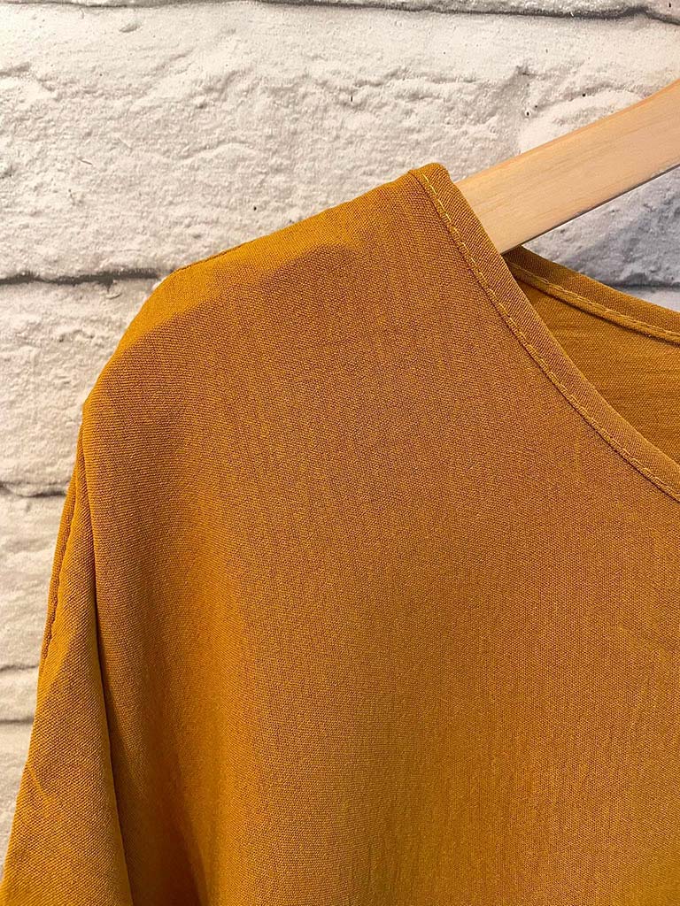 Oversized Basic Top - Ochre