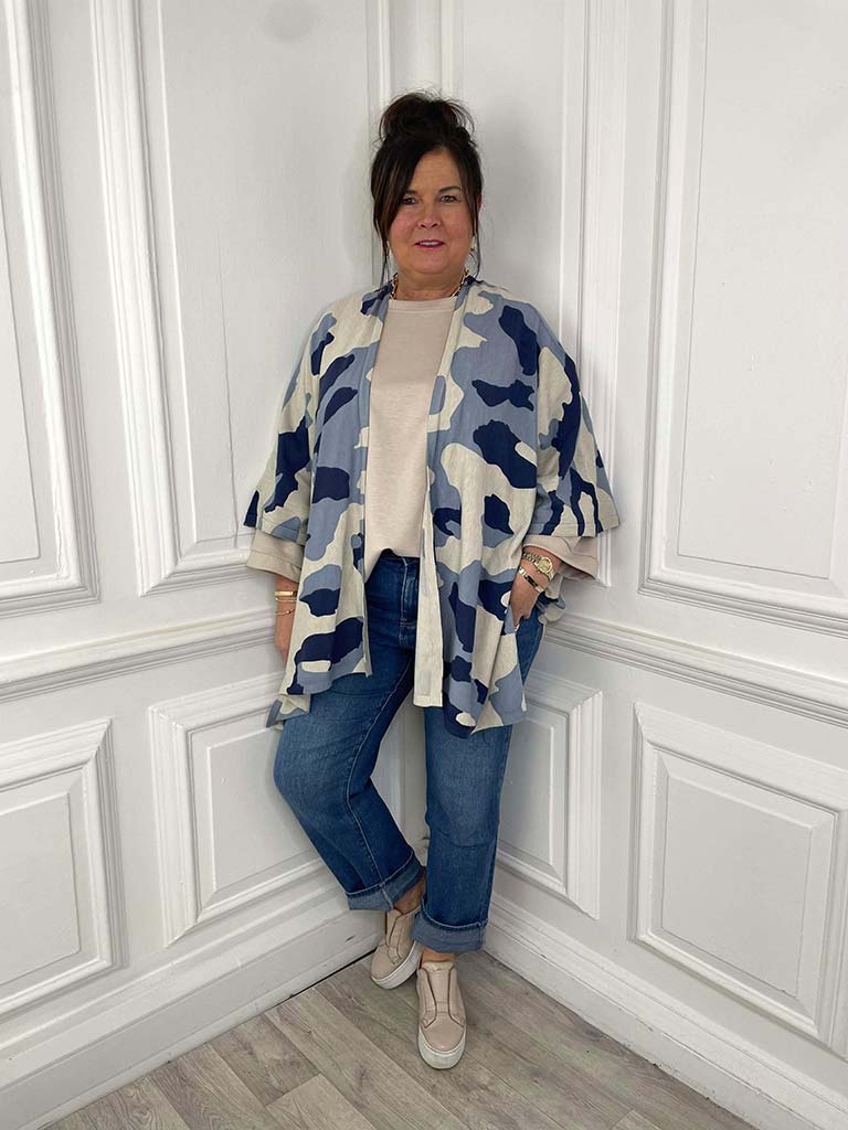Malissa J Camo Wrap - Blue
