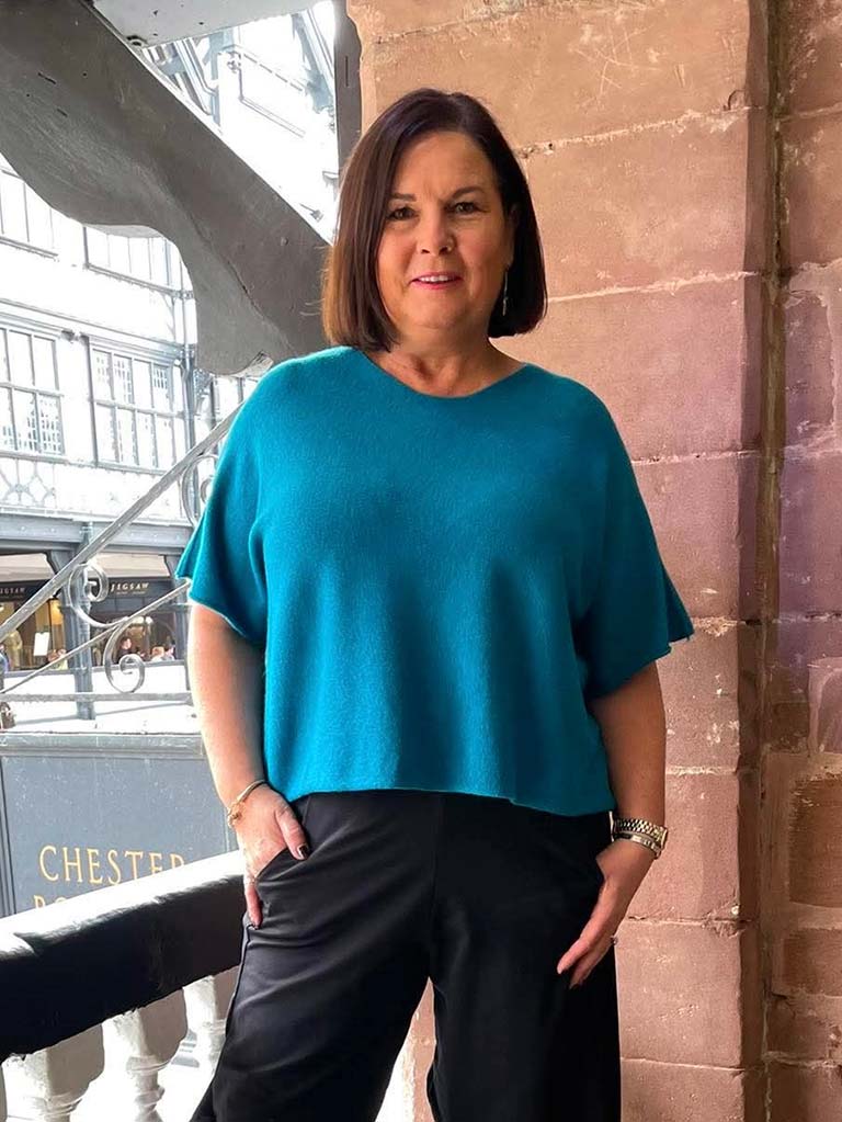 Boxy Knit - Teal
