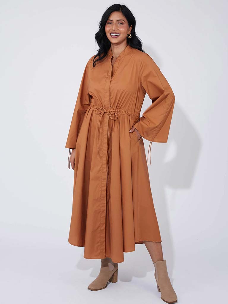 Haven Phoenix Shirt Dress - Dune