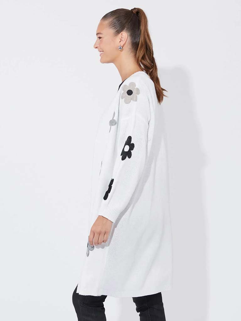 Haven Delphi Cardigan - White & Kohl