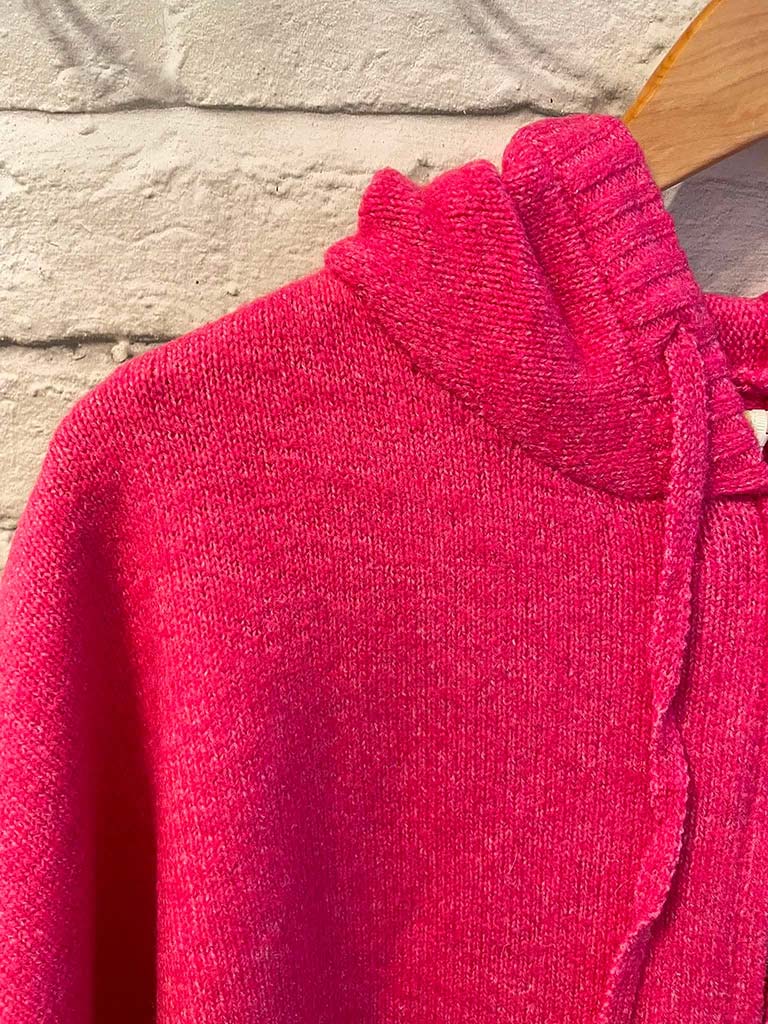 Malissa J Hooded Zipped Knit - Pink