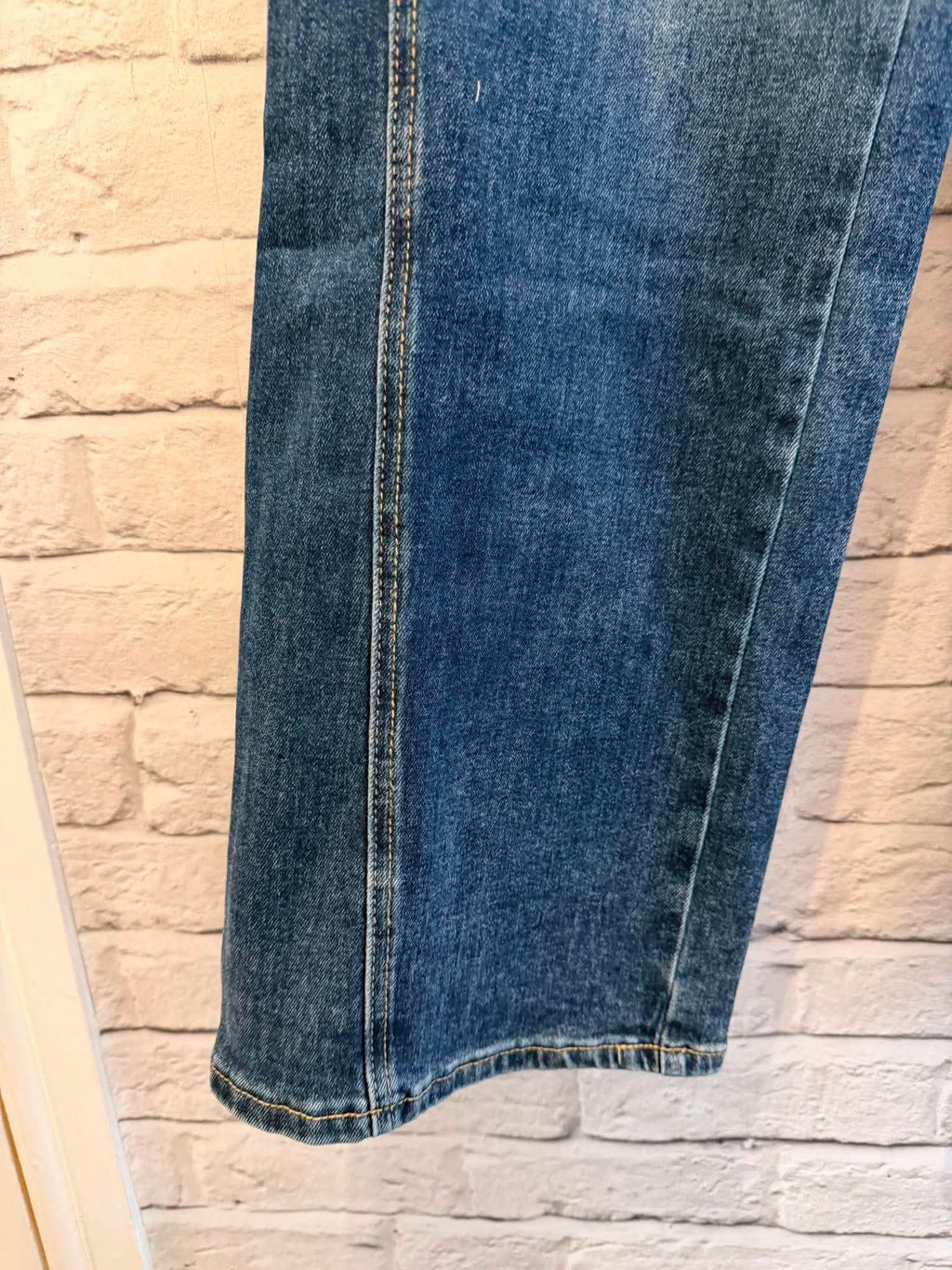 G-Smack Curved Seam Wide Leg Jeans - Classic Blue