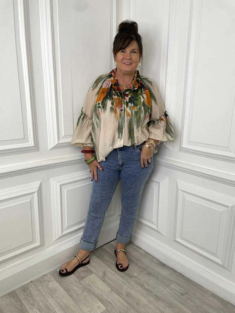 Floreale Artist Shirt - Stone