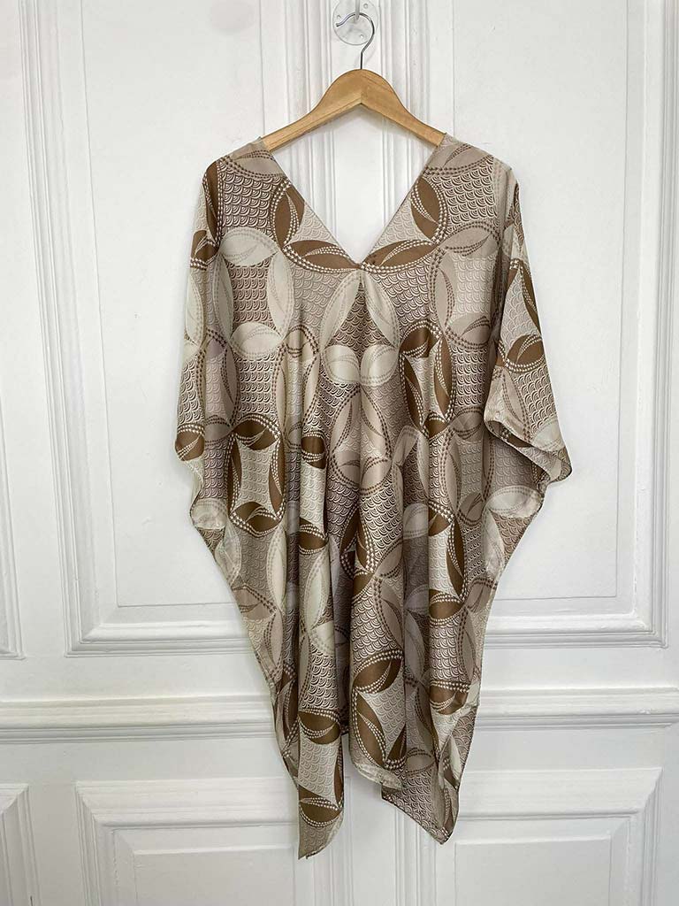 Malissa J Fan Kaftan - Stone