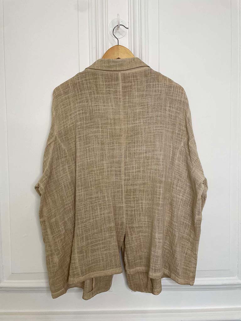 Vintage Relaxed Blazer - Sand