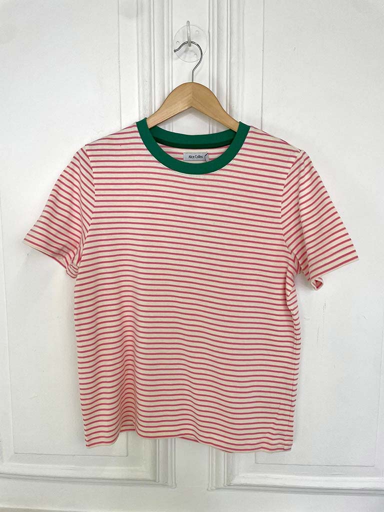 Stripe Cotton Tee - Clover & Candyfloss