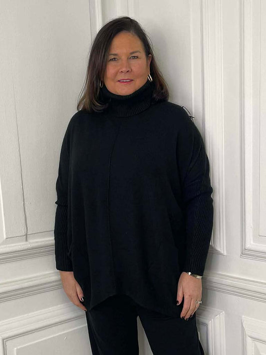 Polo Pocket Knit - Black