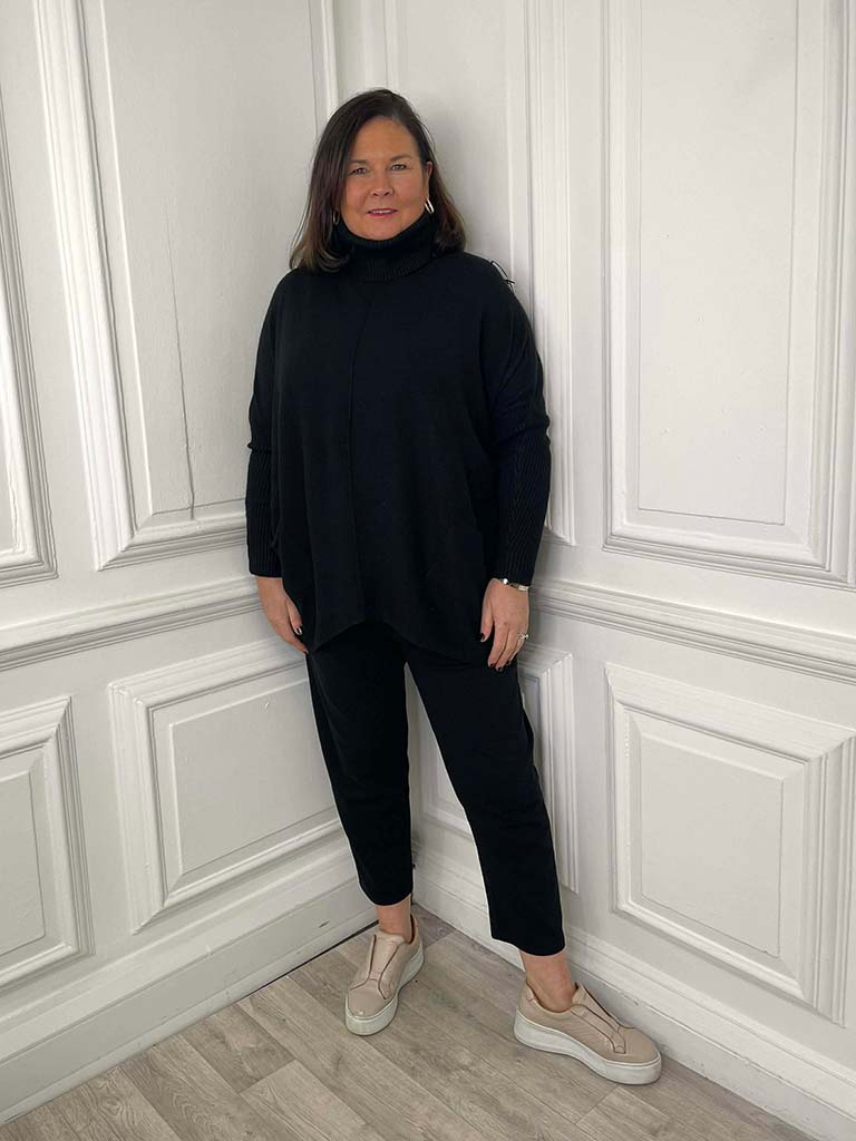 Polo Pocket Knit - Black