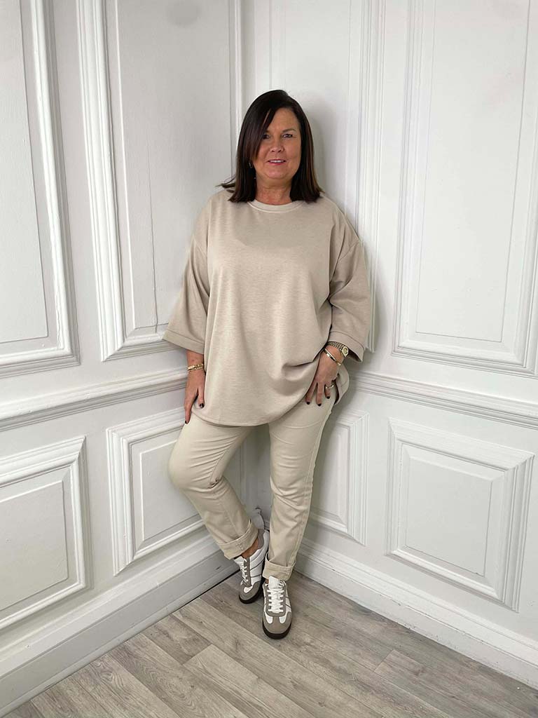 Scuba Sweatshirt - Ecru