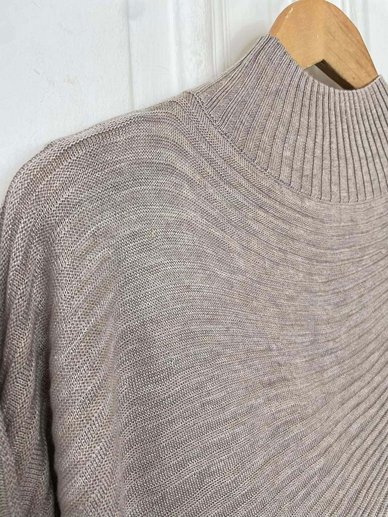 Ribbed Tunic Knit - Stone