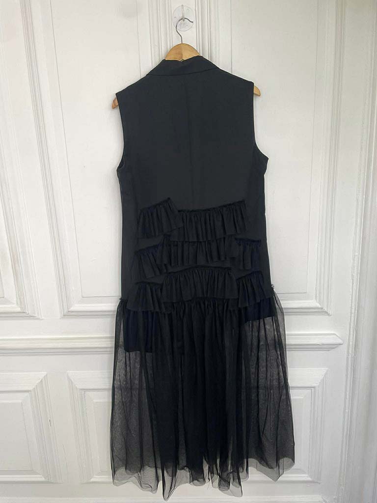 Malissa J Long Tulle Waistcoat