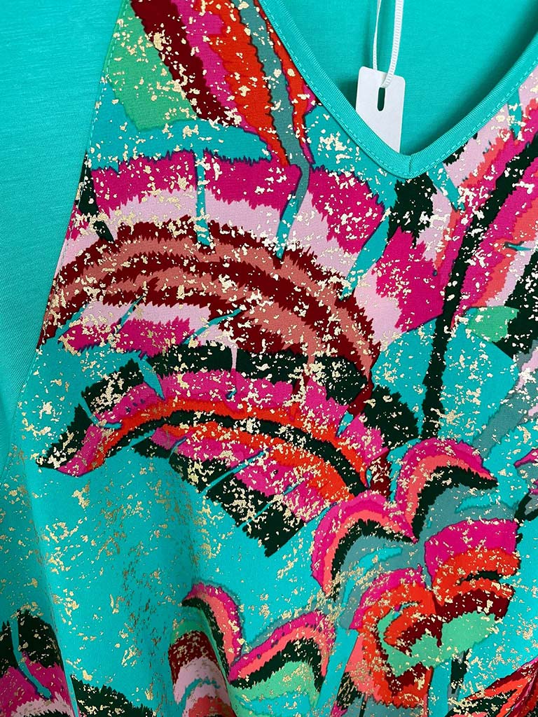 Malissa J Silk Feel Drawstring Vest - Jade Rio