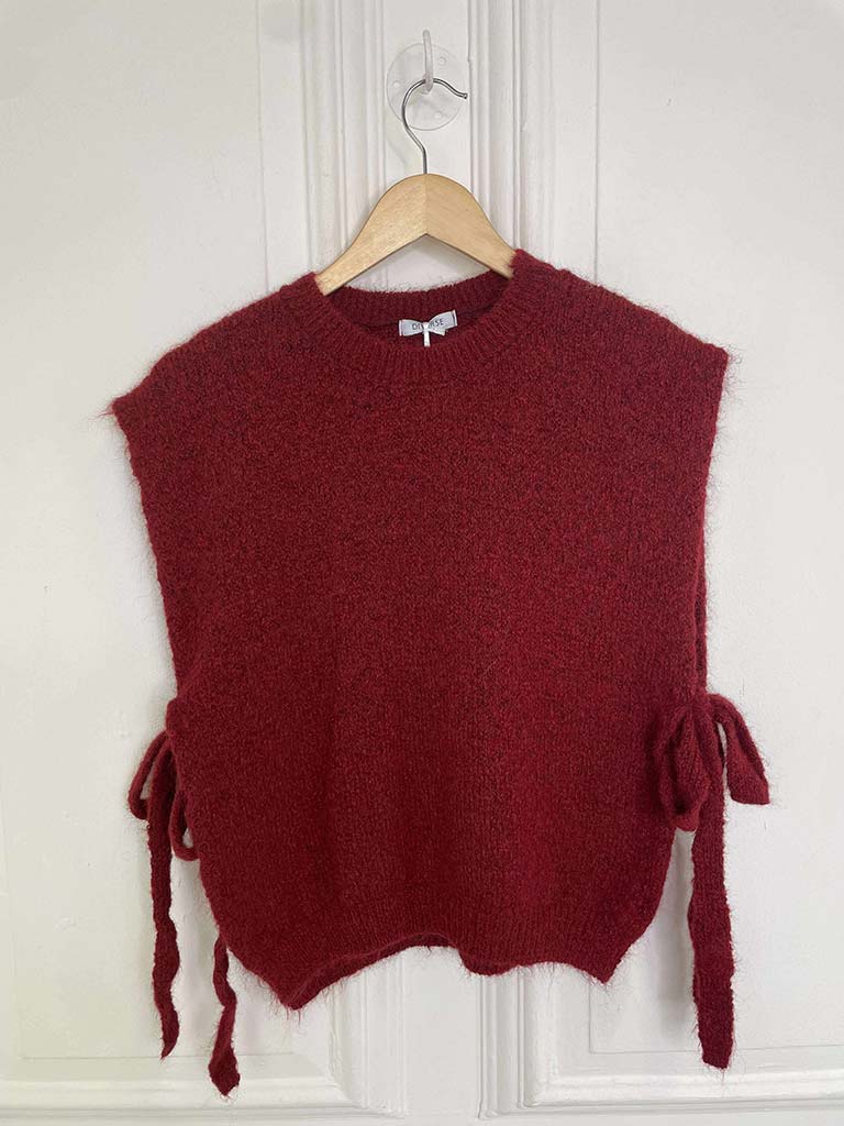 Tie Side Tank Knit - Ember