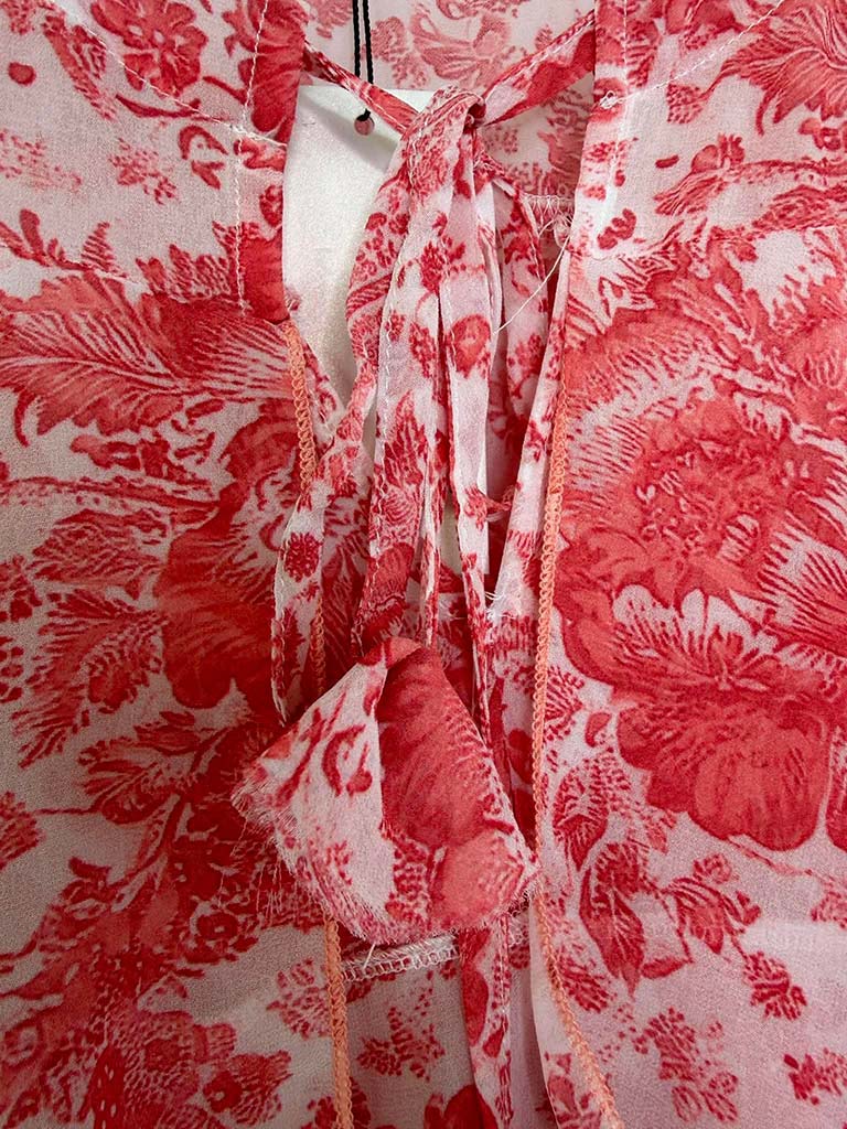 Layered Frill Blouse - Bloom