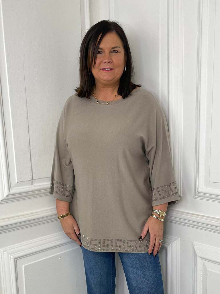 Malissa J Meandros Edge Knit - Mushroom