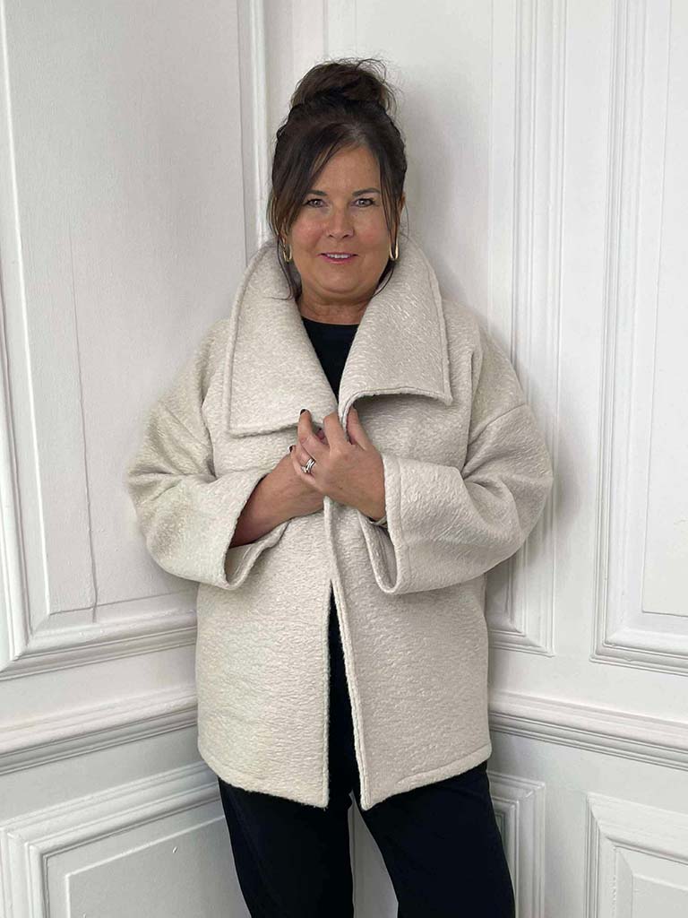 Boucle Jacket - Ecru