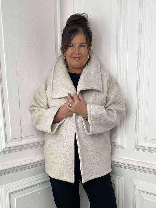 Boucle Jacket - Ecru