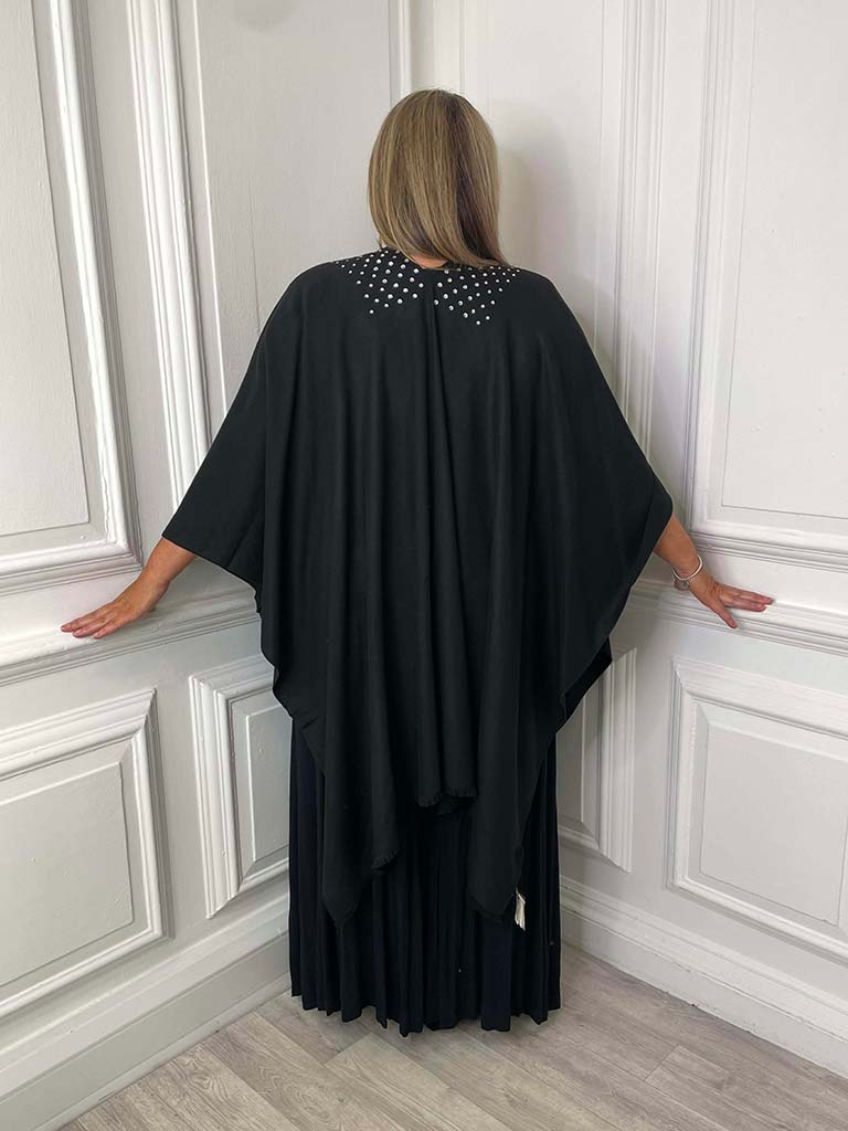 Malissa J Studded Wrap - Black