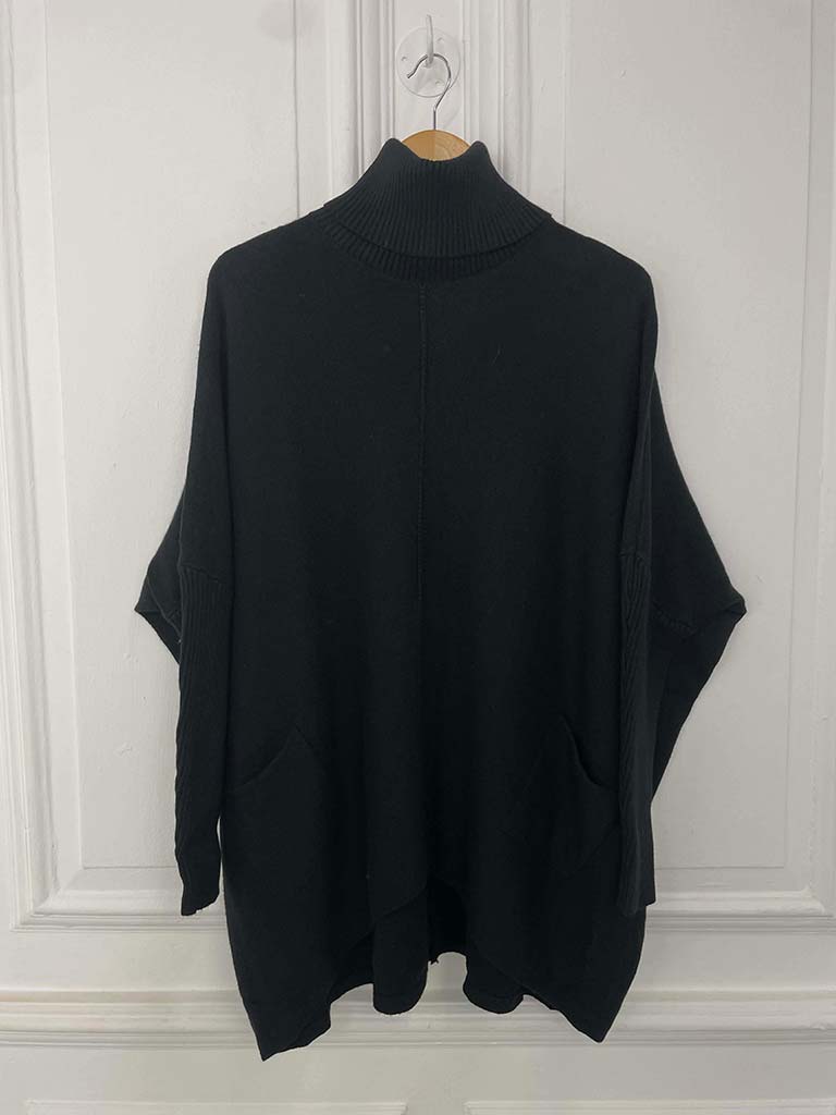 Polo Pocket Knit - Black