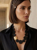 Envy Chunky Bead Necklace - Gold