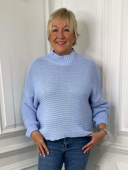 Fisherman Knit - Sky