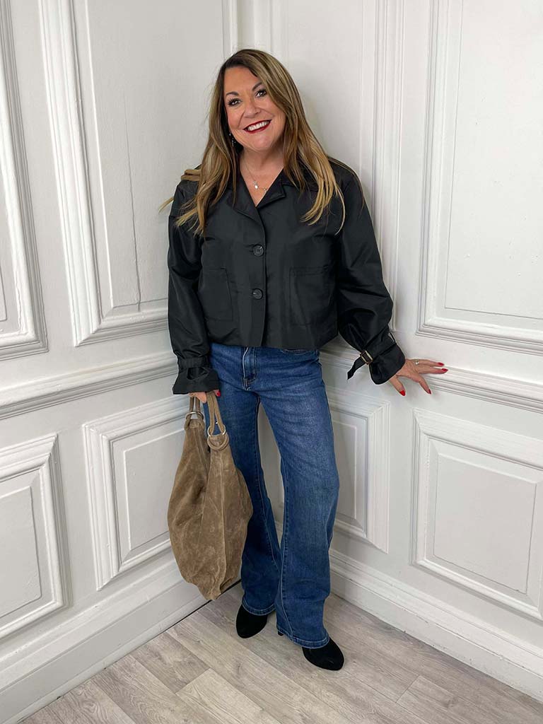 Suede Shoulder Bag - Mocha