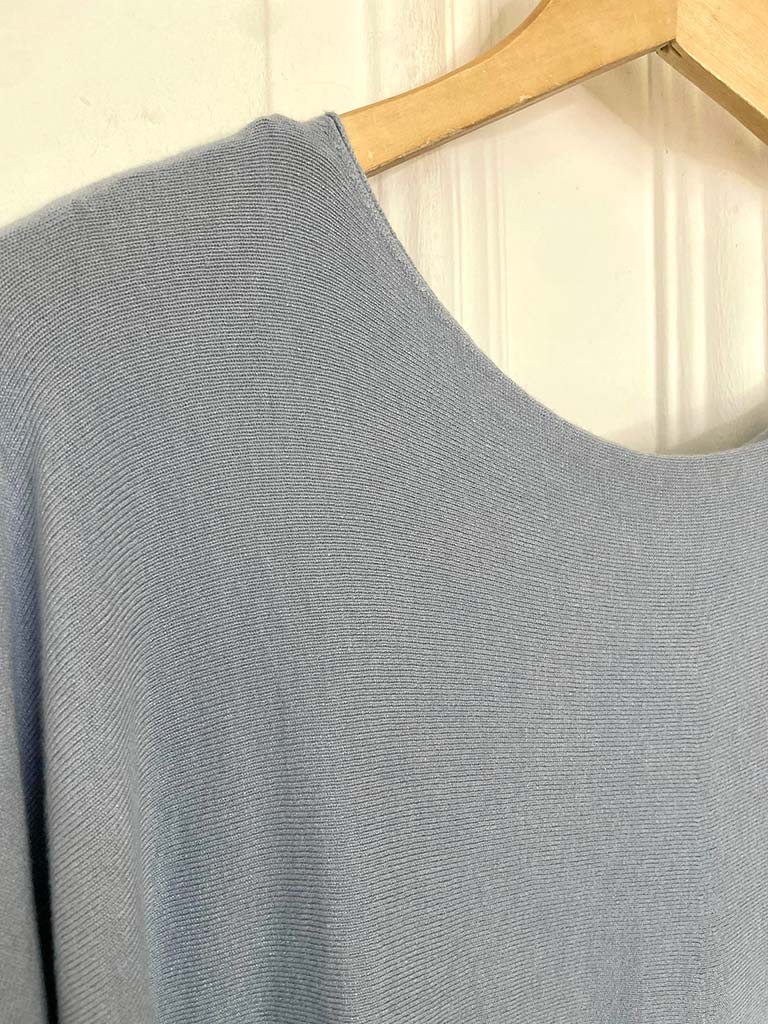 Scooped Knit - Sky