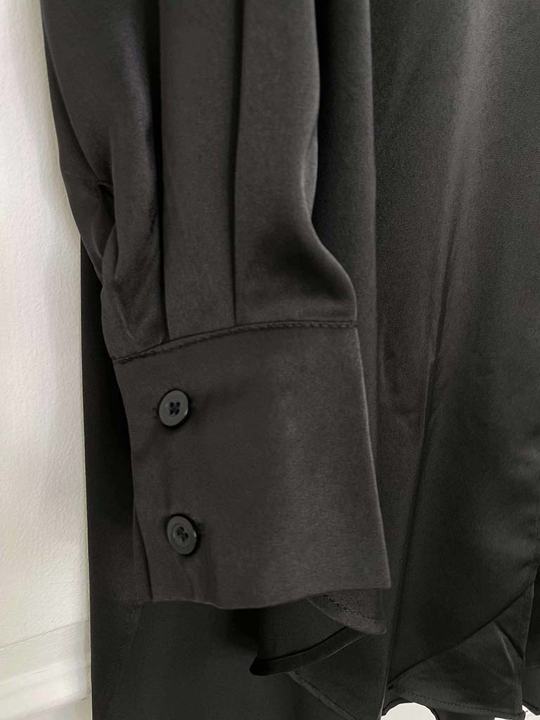 Lusso Silk Feel Shirt - Black