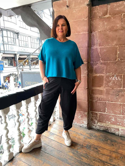 Boxy Knit - Teal