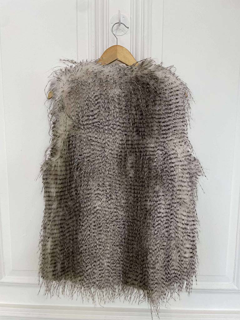 Luxe Feather Gilet - Natural