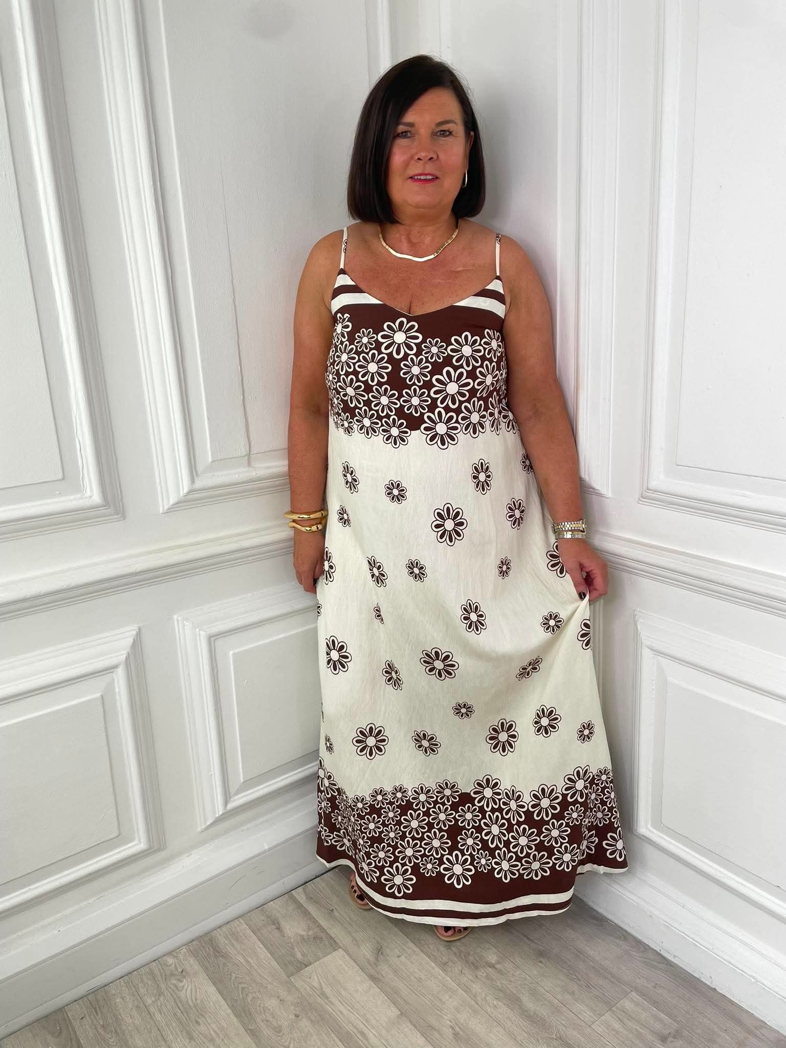 Daisy Maxi Dress - Chocolate