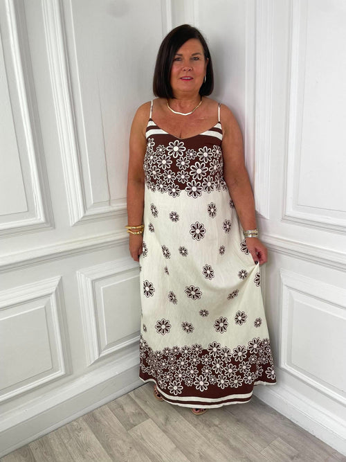 Daisy Maxi Dress - Chocolate