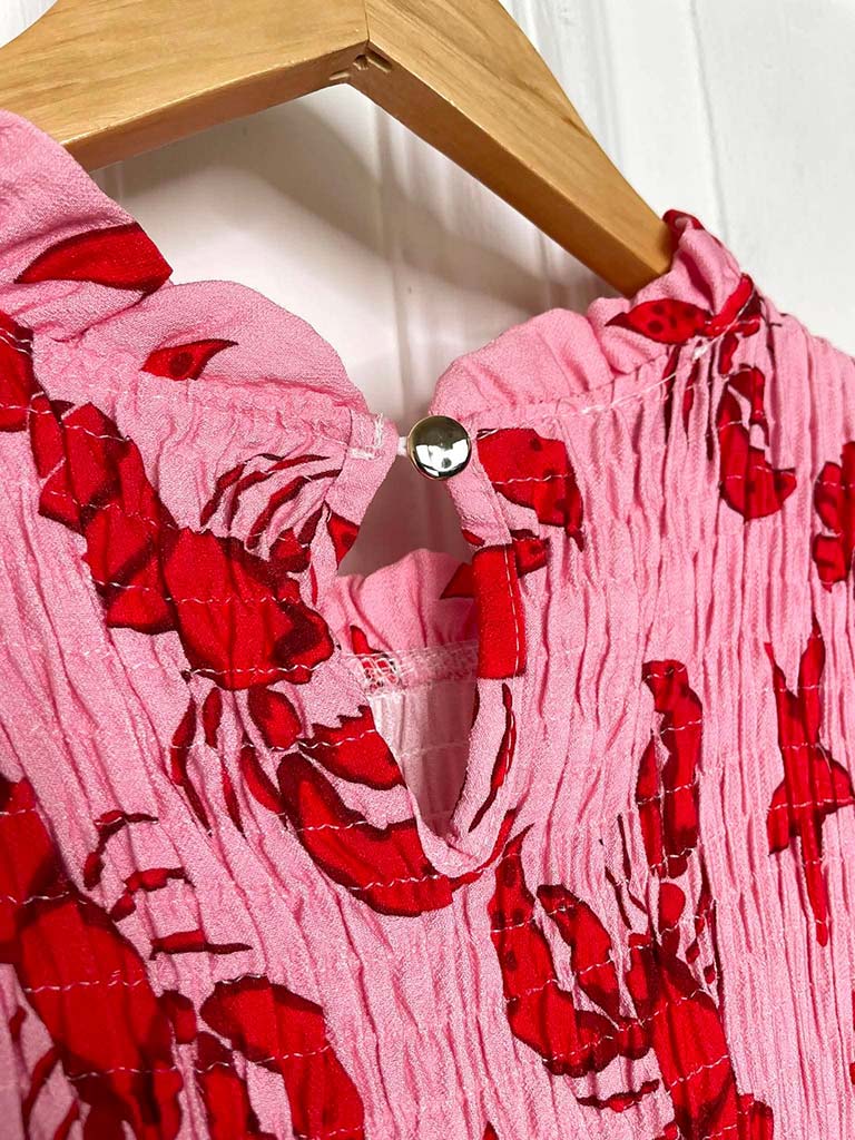 Shirred Frill Lobster Top