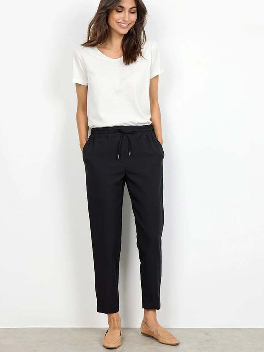 Soya Concept Saya Cigarette Trousers - Black