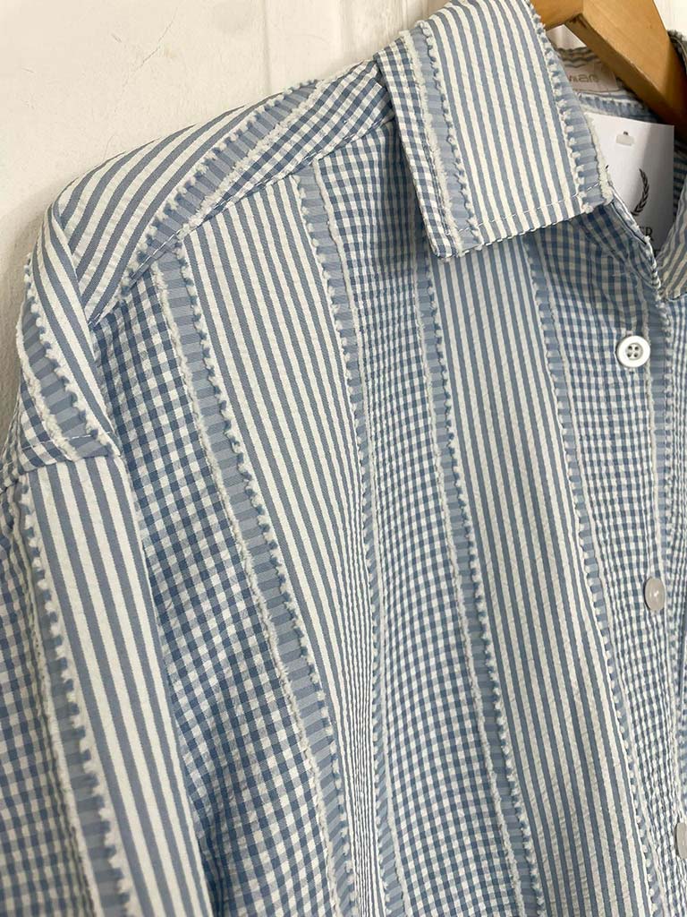 Gingham Woven Layered Shirt