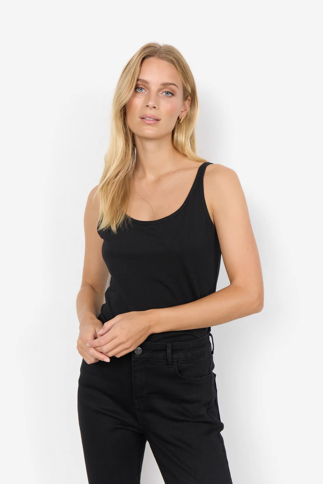 Soya Concept Jersey Vest - Black
