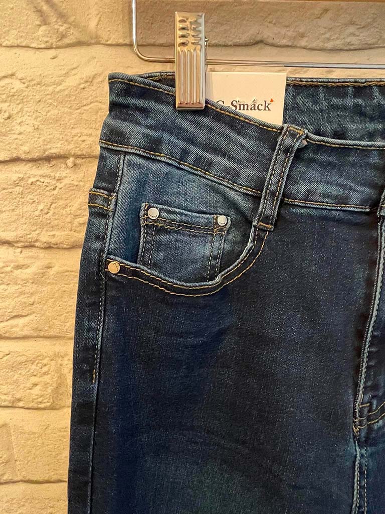 G-Smack Straight Leg Jeans - Deep Blue