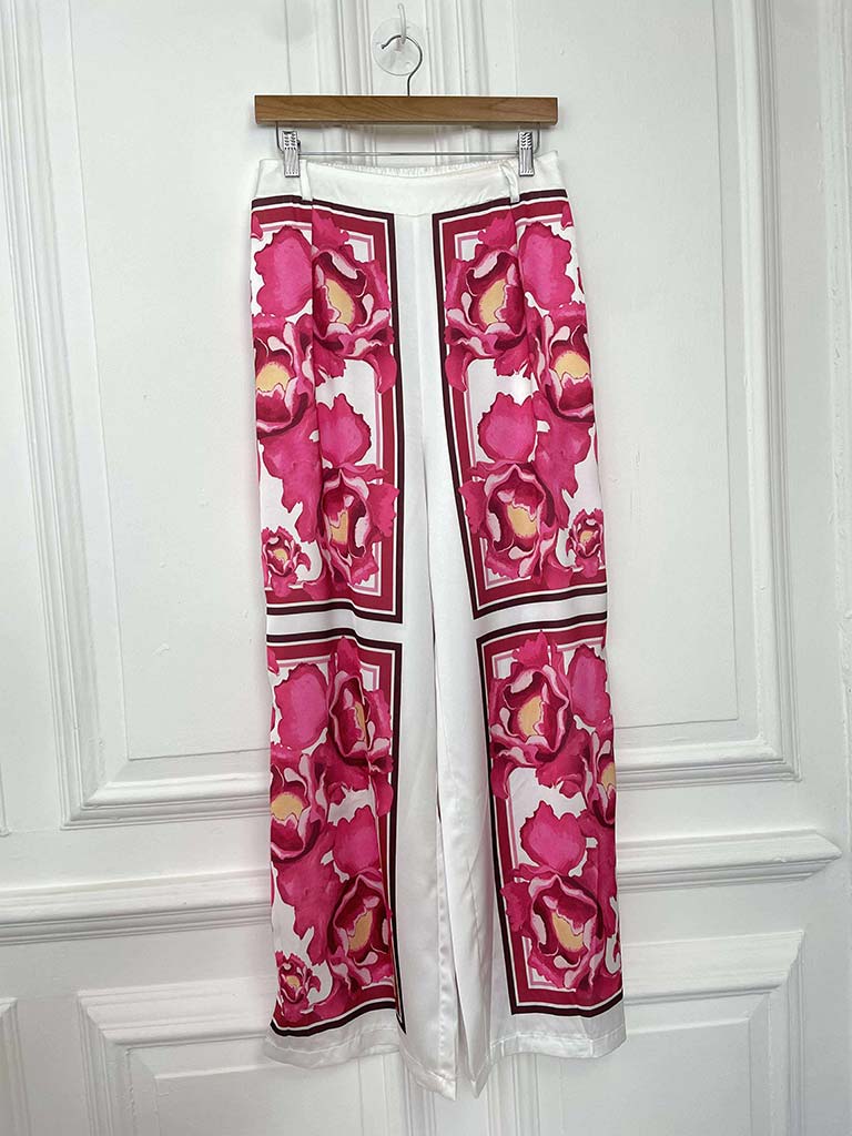 Fuchsia Watercolour Tie Back Co-ord