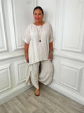 Wrap Trouser Co-ord - Stone