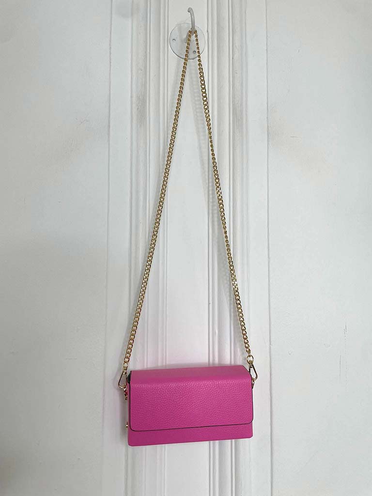 Leather Box Bag - Bubblegum