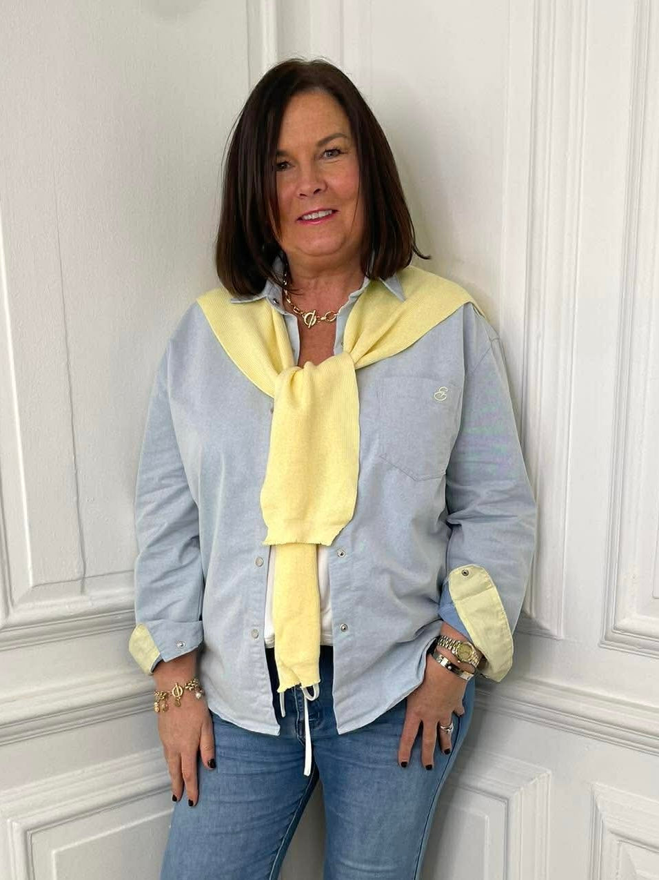 Denim Shacket - Pale Denim