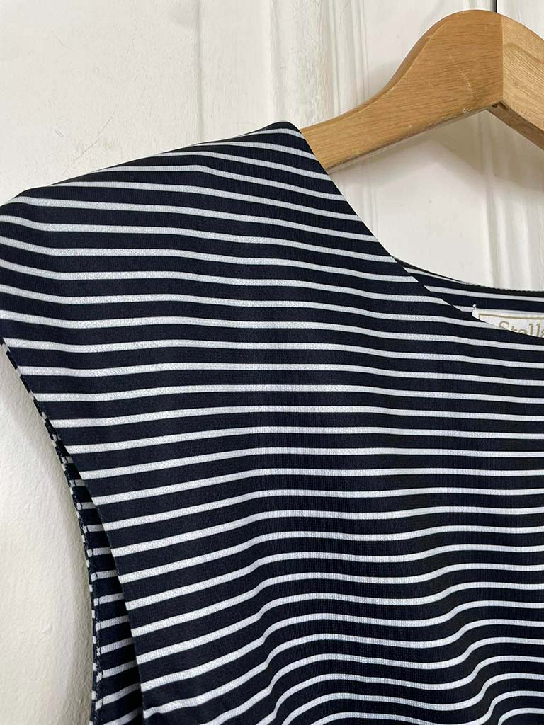 Twist Front Stripe Top