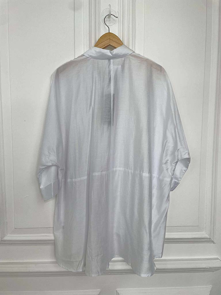 Classic 3/4 Sleeve Shirt - White