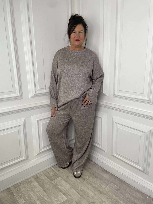 Supersoft Lounge Co-ord - Taupe