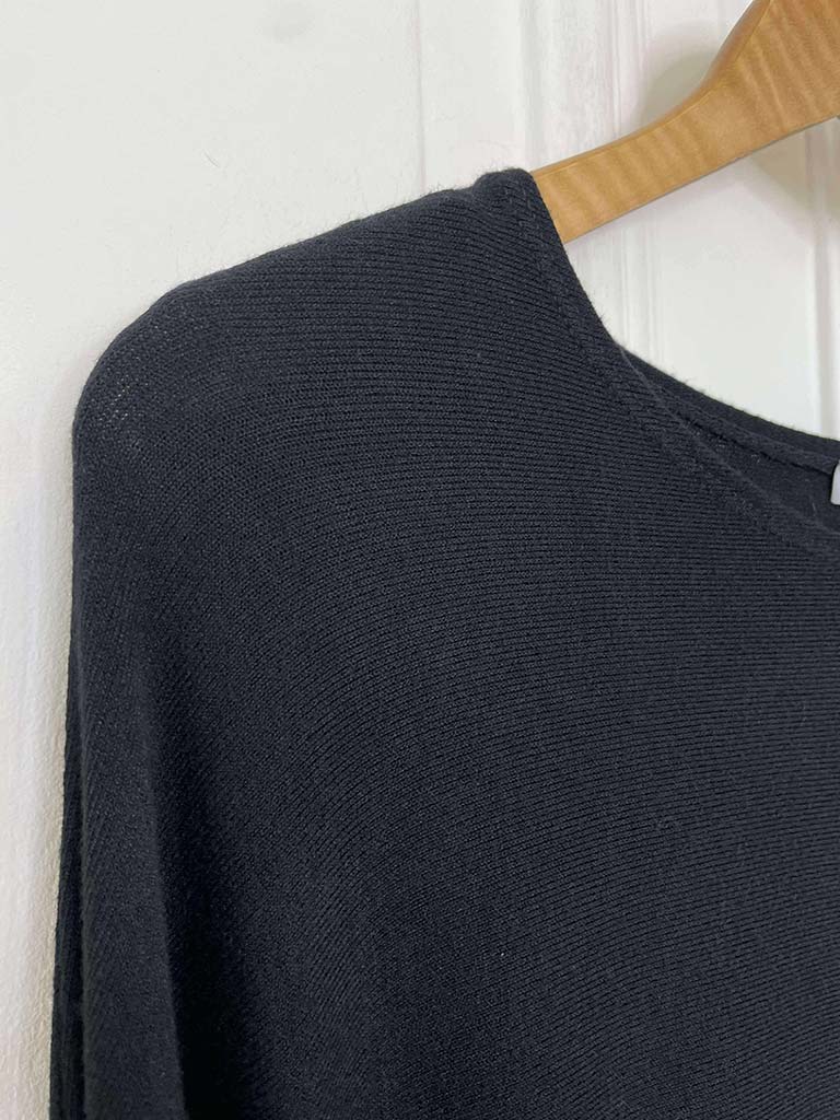 Boxy Supersoft Knit - Black