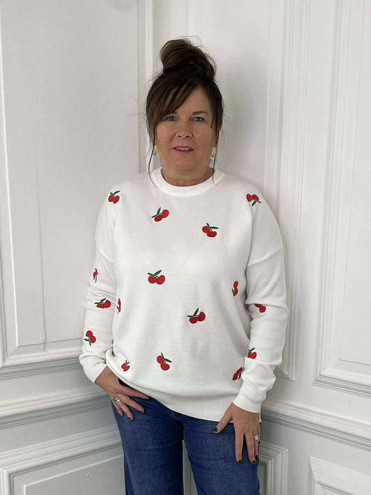 Cherry Knit - Warm White